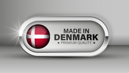 Made in Denmark graphic and label.