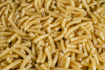 Raw pasta close-up. Pasta background