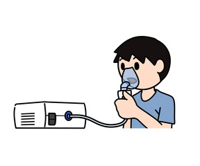 ネブライザの吸入