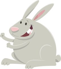 cartoon cute rabbit or bunny animal character