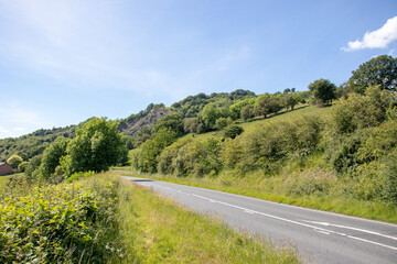 Welsh countryside in the summertime.