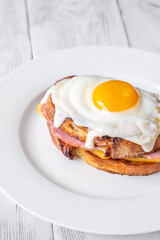 Croque madame sandwich