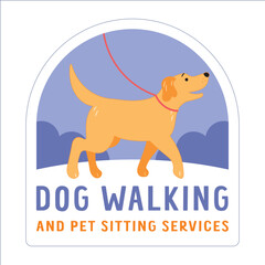 Dog Walking Pet Sitting Logo