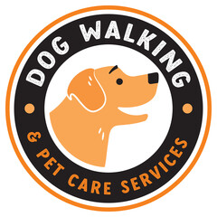 Dog Walking Pet Sitting Logo