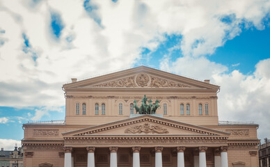 The Bolshoi Theatre in Moscow, Russia