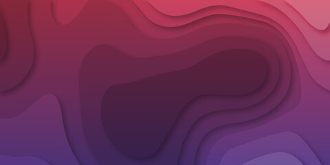 Abstract pink and purple papercut out background texture design. For web, wall paper, brochure and other pattern designs. Purple abstract multi-layer 3d seamless background.