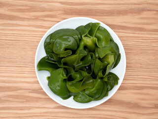 湯通ししたメカブ