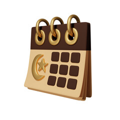 3d Islamic calendar