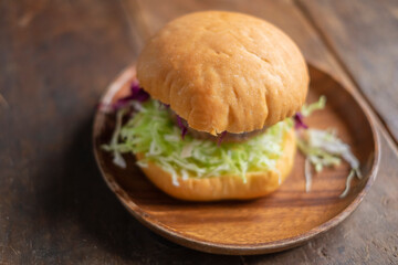 手作りハンバーガー