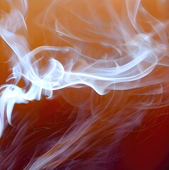 Fototapeta premium Liquid Smoke Detail on Dark Background.