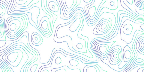 Fototapeta na wymiar Abstract Topographic map background with wave line. gradient multicolor wave curve lines banner background design. Vector illustration. Line topography map contour background. 