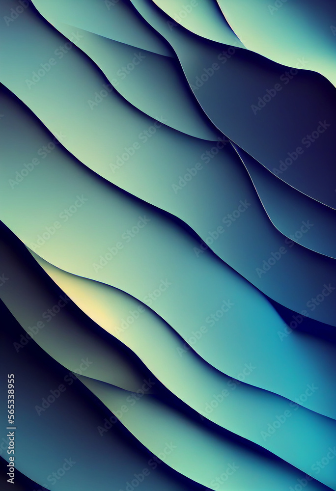 Wall mural beautiful colorful wallpaper illustration art generative ai content by midjourney