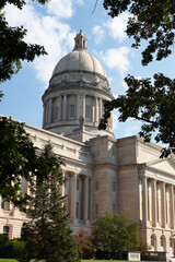 Kentucky state capitol building in Frankfort, Kentucky