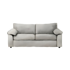 sofa digital drawing with watercolor style illustration
