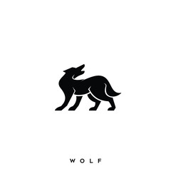 Wolf Creative Concept Logo Design vector illustration