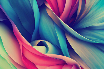 Obraz premium Beautiful colorful wallpaper illustration art Generative AI Content by Midjourney