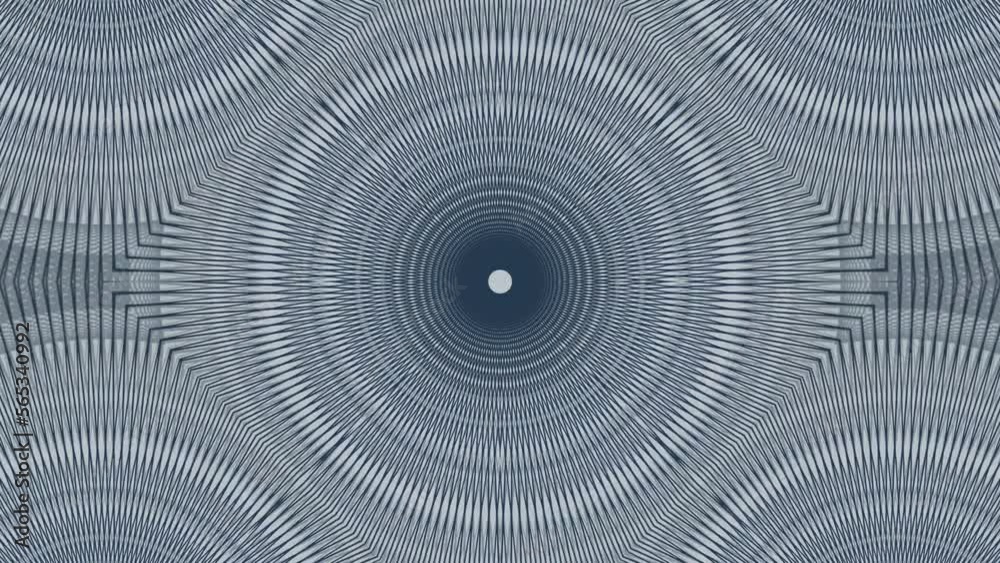 Poster Abstract background symmetrical seamless loop animation. 3d rendering 4K