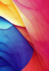 Fototapeta na wymiar Beautiful colorful wallpaper illustration art Generative AI Content by Midjourney
