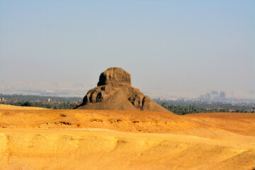 Pyramid of Amenemhat III, The black pyramid built by Amenemhat the 3rd at Dahshur, named Black...