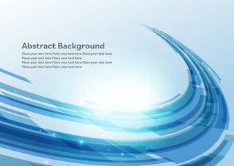 青のデジタルウェーブ背景