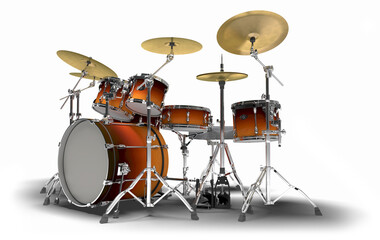 Obraz na płótnie Canvas drums, drum set, durm kit, cymbal, drum, basedrum, hihat, snare, sticks, set