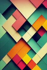 Beautiful colorful wallpaper illustration art Generative AI Content by Midjourney