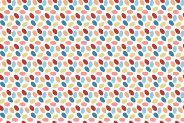 柄つきのタマゴを並べたパターンの背景素材