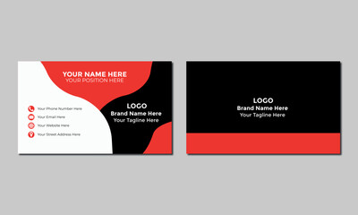 business card template Identity card and name card 