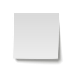 note paper isolated on a white background