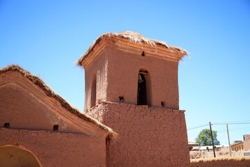 The chapel of the cemetery of San Roque, Susques, Argentina