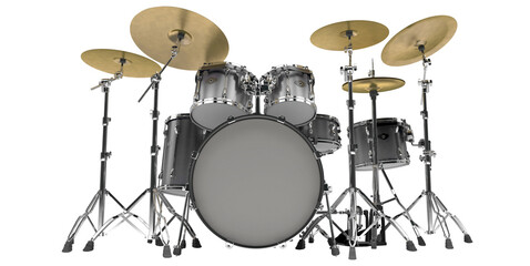drums, drum set, durm kit, cymbal, drum, basedrum, hihat, snare, sticks, set, no shadow - obrazy, fototapety, plakaty