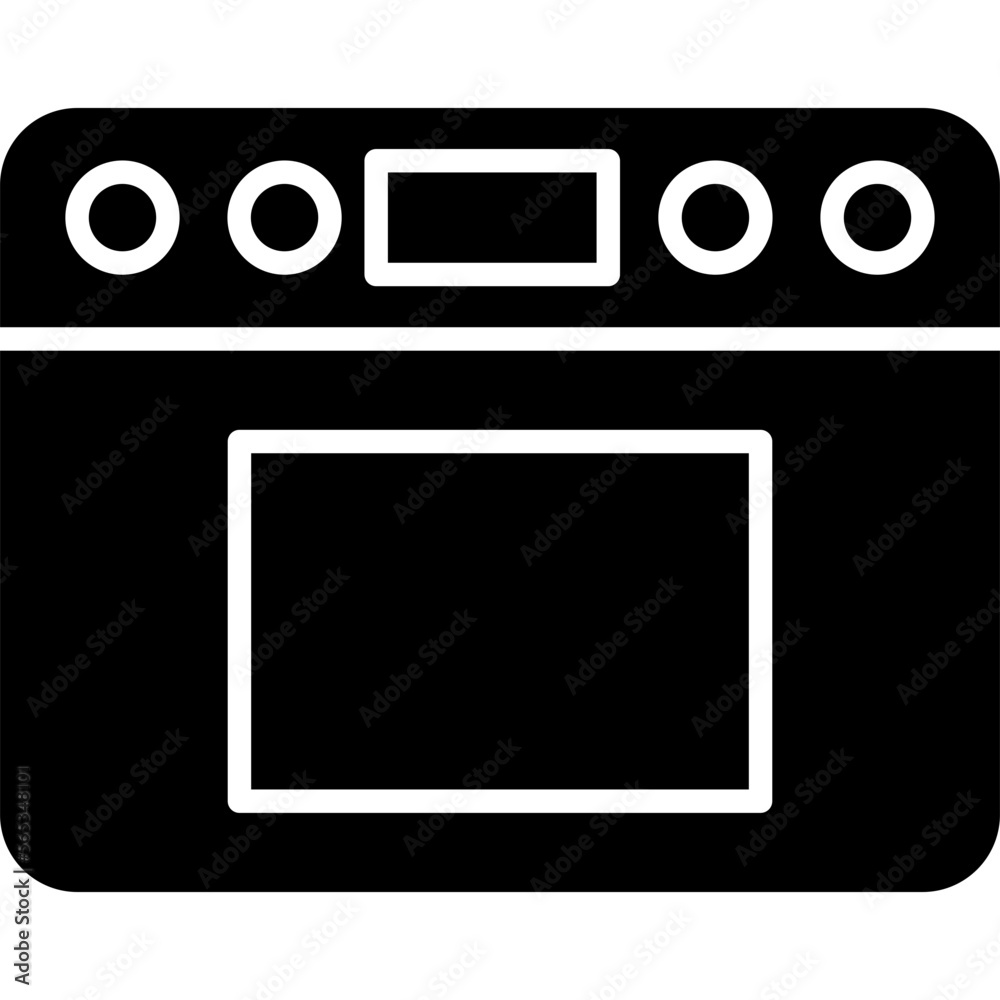 Canvas Prints Oven Icon