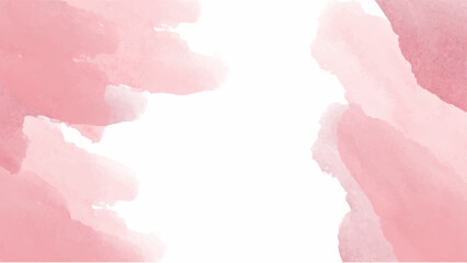 Abstract pink watercolor background for your design, watercolor background concept, vector.