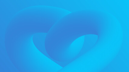 Abstract blue background and curve shape, background with copy space for design, vector.