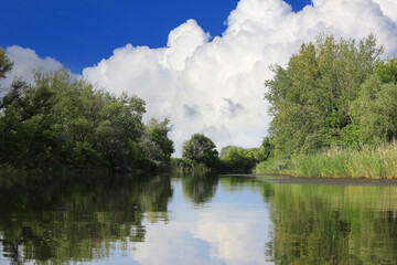 summer day on small river