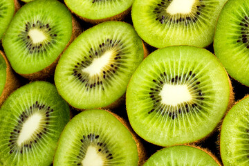 Close up Fresh Kiwifruits