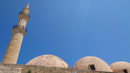 La mosqu&eacute;e Neratze &agrave; R&eacute;thymnon, Cr&egrave;te, Gr&egrave;ce.

