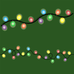 vector garland. garland pattern.
holiday garland