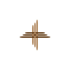 Plus medical logo design vector