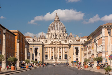 Basílica De San Pedro, Vaticano - obrazy, fototapety, plakaty