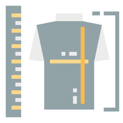 measure flat icon style