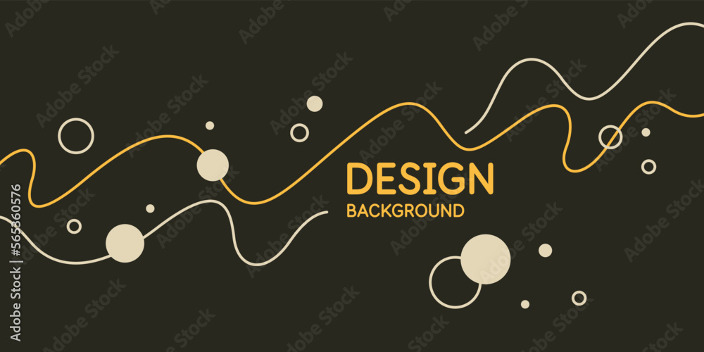 Poster modern backgrounds with abstract elements and dynamic shapes. compositions of geometric shapes. vect