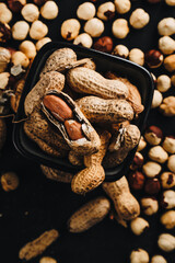 hazelnuts on the market