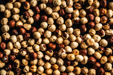 background of chestnuts