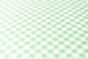 緑色のチェック柄の紙のクローズアップ