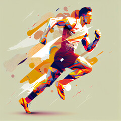 Running, athlete, speed	