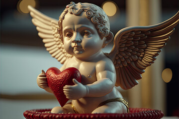 valentine's day cupid  Generative ai
