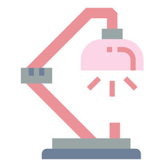 lamp flat icon style