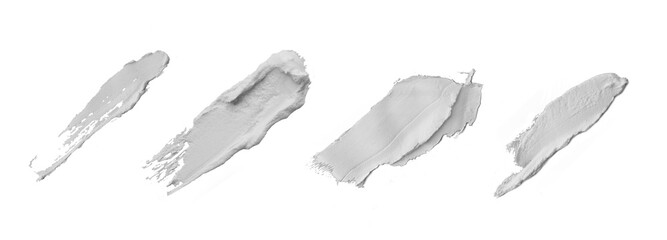 brush stroke isolated on white background	