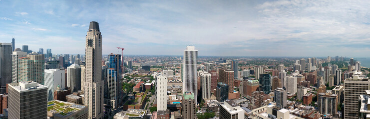 Fototapeta na wymiar City of Chicago Panorama